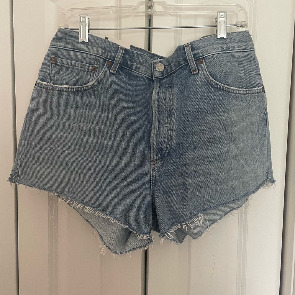 Agolde cutoff denim short